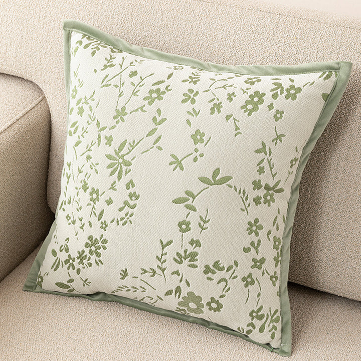Floral Textured Decorative Pillow