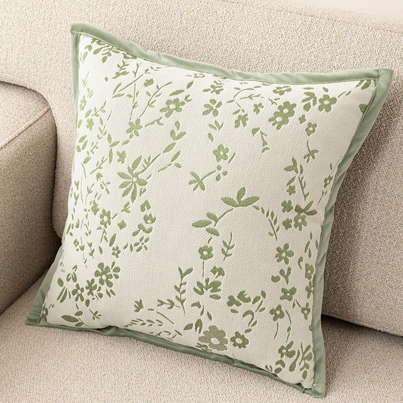 Floral Embossed Decorative Cushion