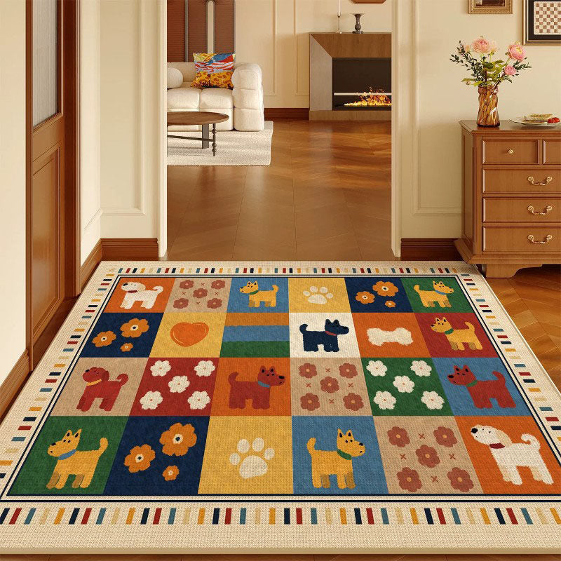 Decorative Pet-Themed Area Rug