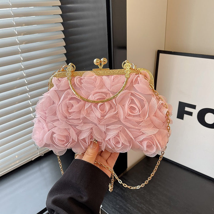 Floral Embellished Evening Clutch