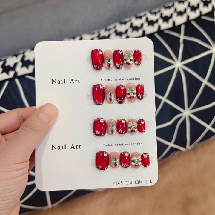 Glamorous Press-On Nail Art Set Stornfield