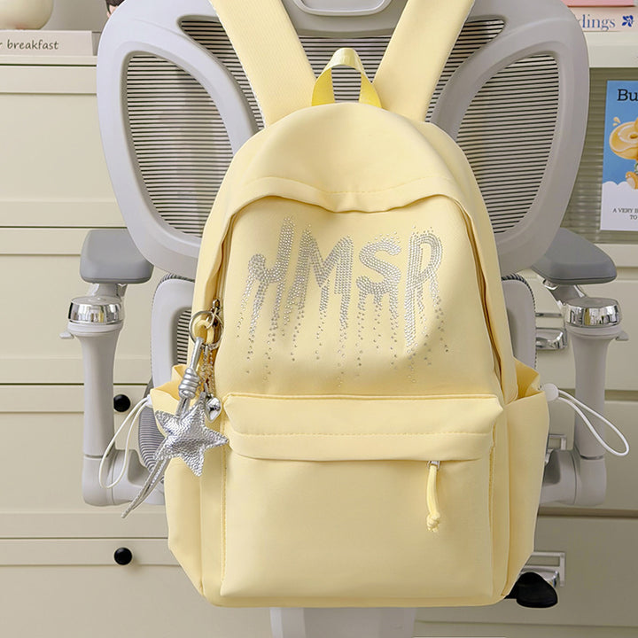 Decorative Rhinestone-Embellished Backpack Stornfield
