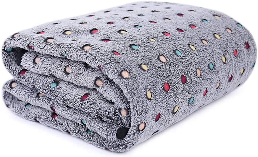 Women's Cozy Plush Blanket with Polka Dot Pattern Stornfield