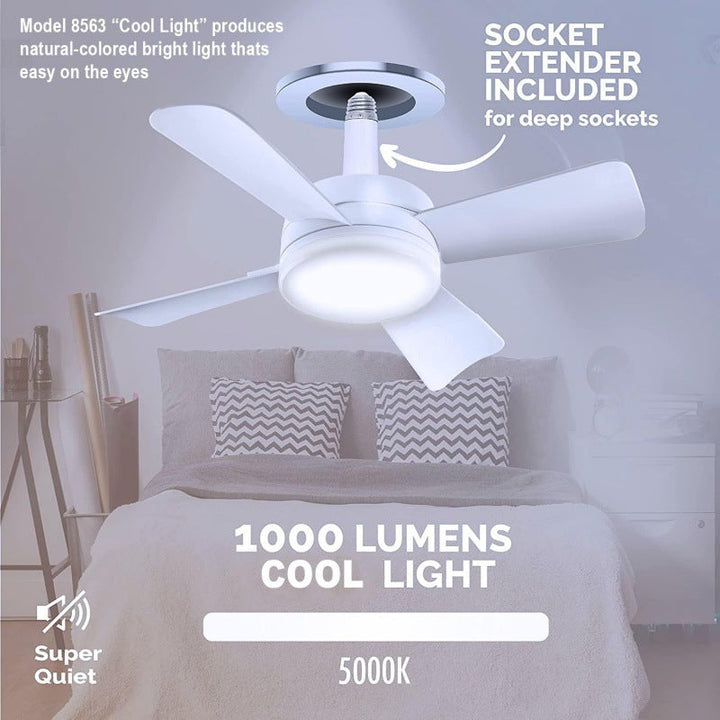 Adjustable LED Fan Light with Remote. | Stornfield