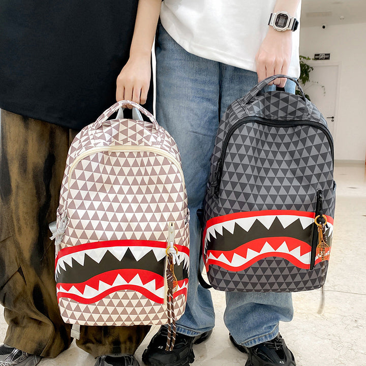 Backpack with Unique Shark Motif Stornfield