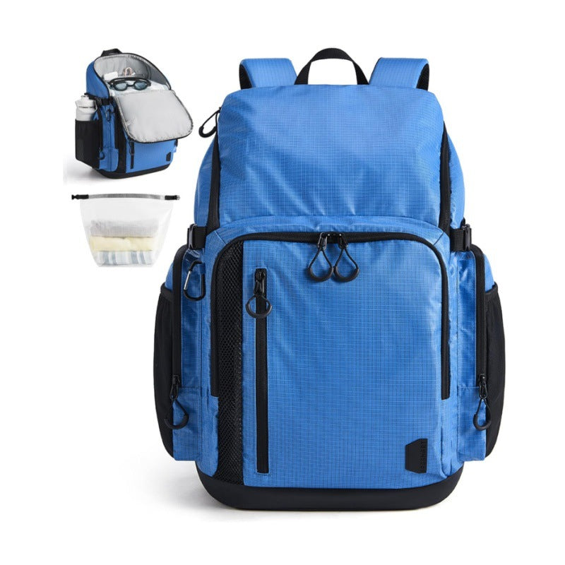 Multifunctional backpack with insulated interior compartment and special compartment organization Stornfield