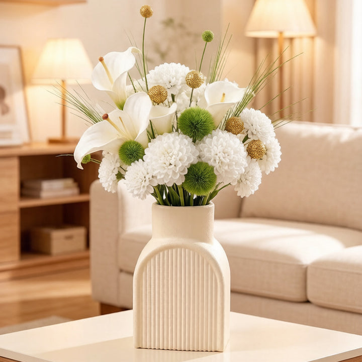 Stylish Textured Ceramic Flower Vase Stornfeild