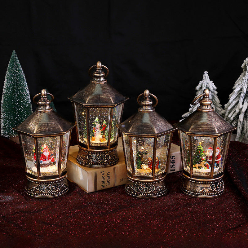 Decorative lantern with Christmas motifs Stornfield