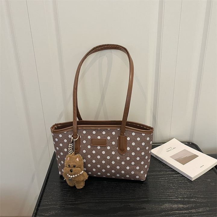 Elegant Polka Dot Tote Bag