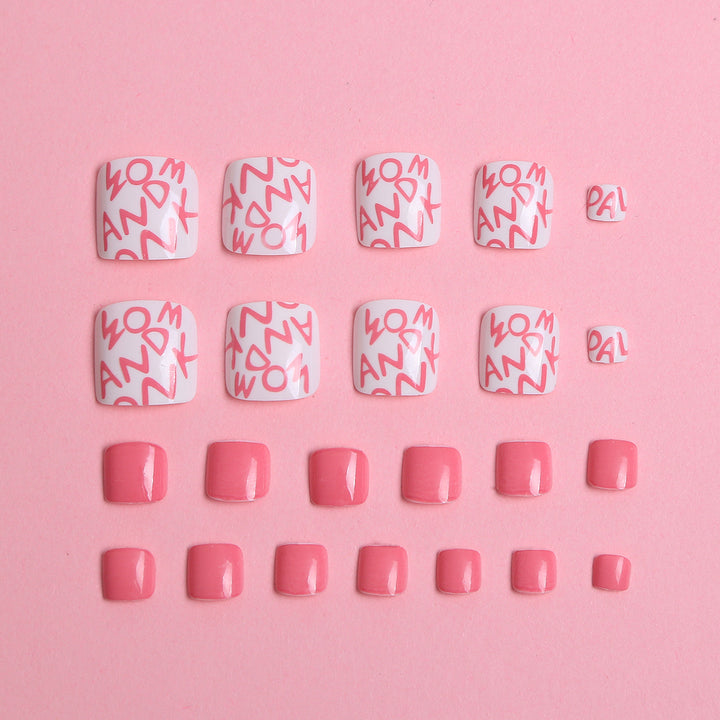 Floral Design Press-On Nail Set Stornfield
