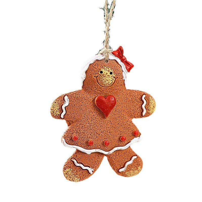 Decorative Christmas figure in gingerbread man design Stornfield