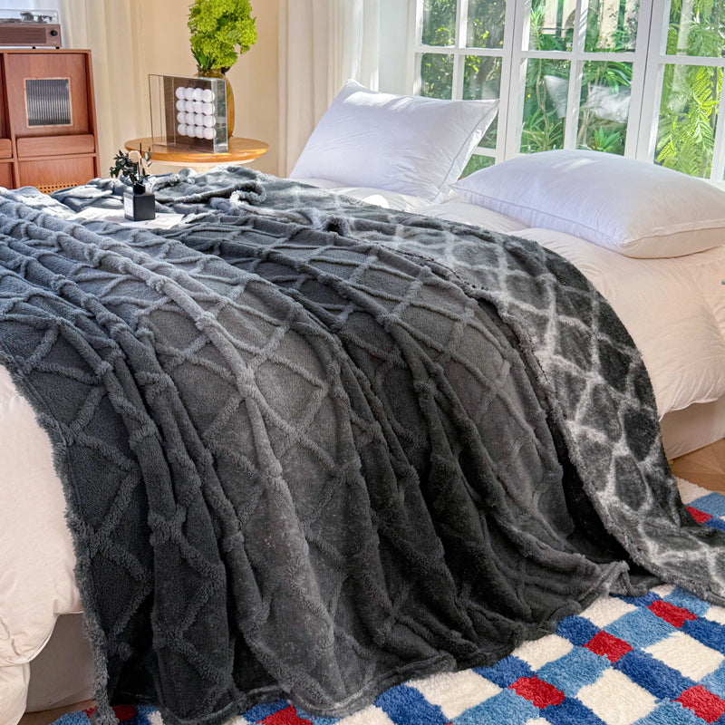 Plush Decorative Throw Blanket