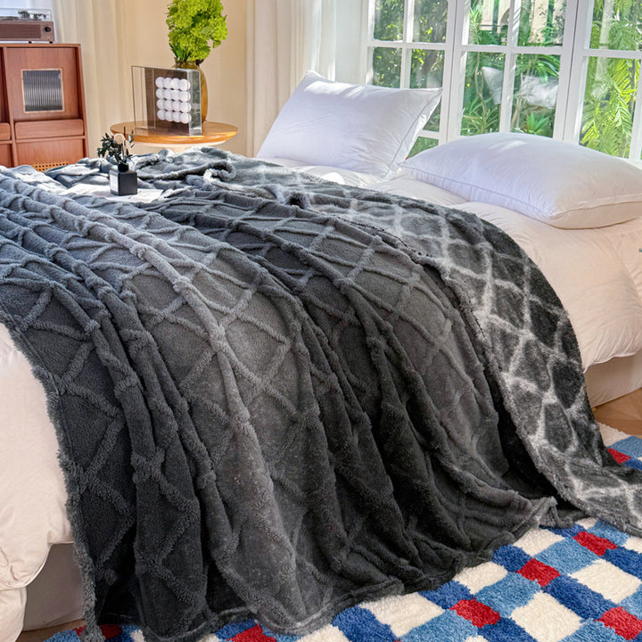 Plush Decorative Throw Blanket