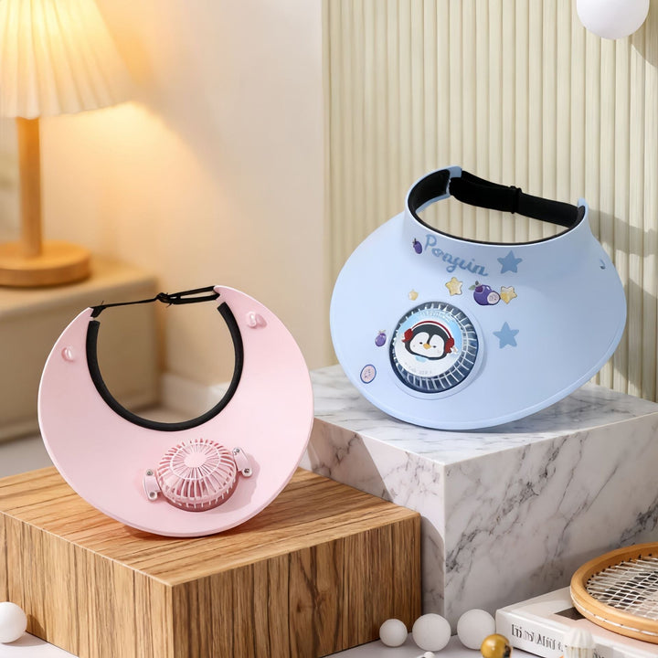 Ladies Cooling Sunshade with Integrated Fan Stornfield