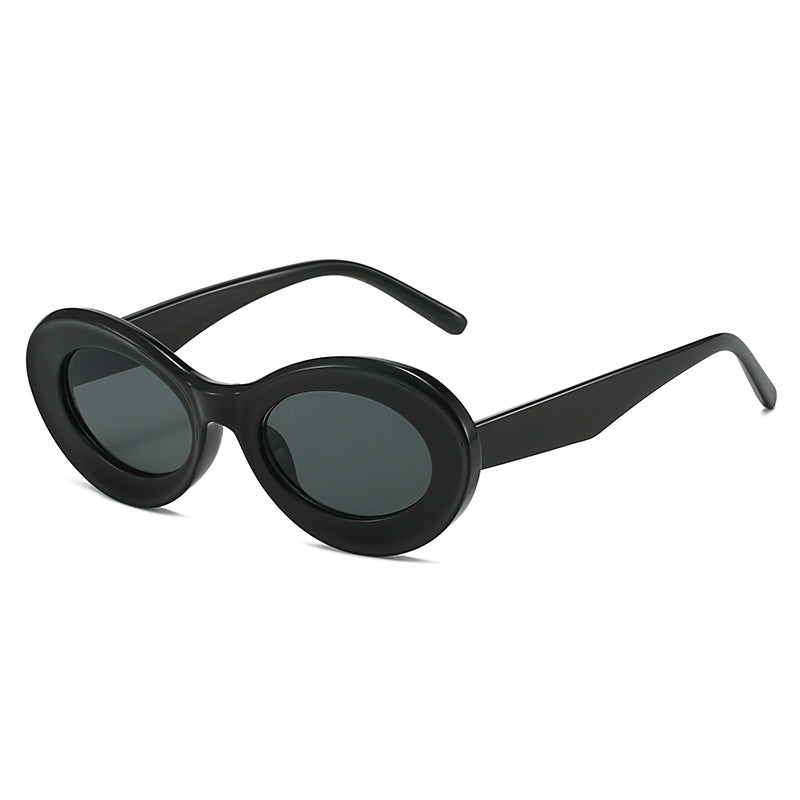 Ladies fashionable sunglasses in oval design Stornfield