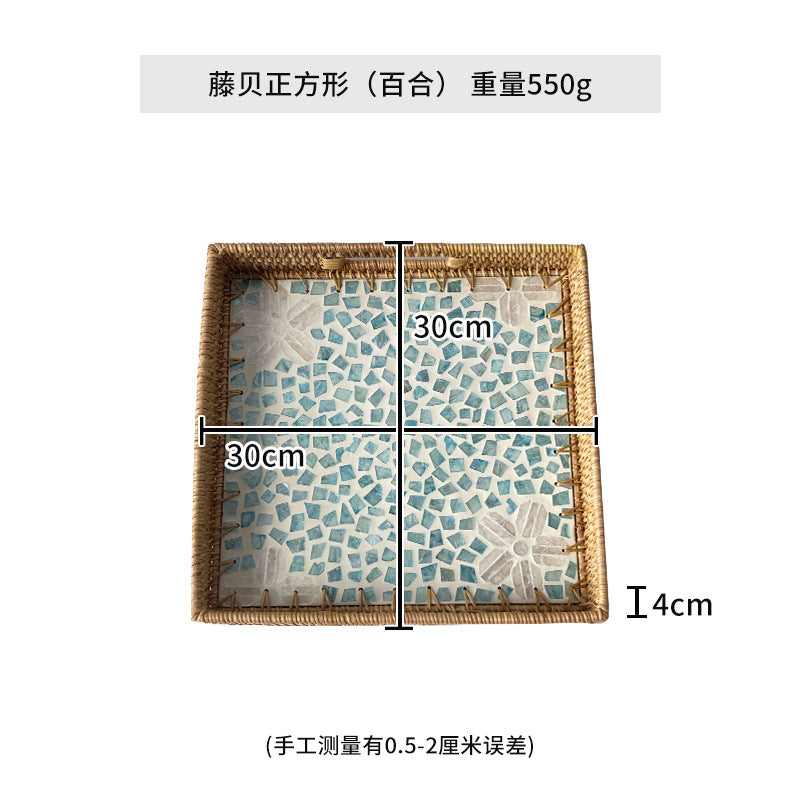 Women's decorative mosaic serving platter set Stornfield