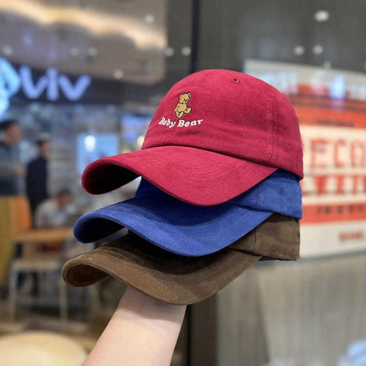 Women's Cute Embroidered Bear Cap Stornfield
