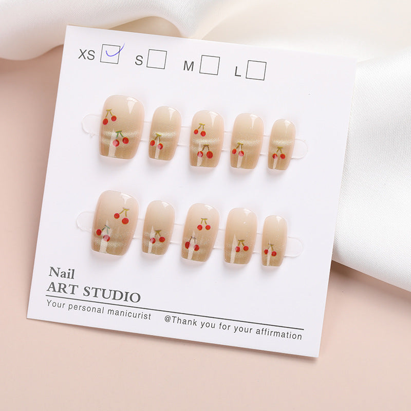 Cherry Blossom Press-On Nail Set Stornfield
