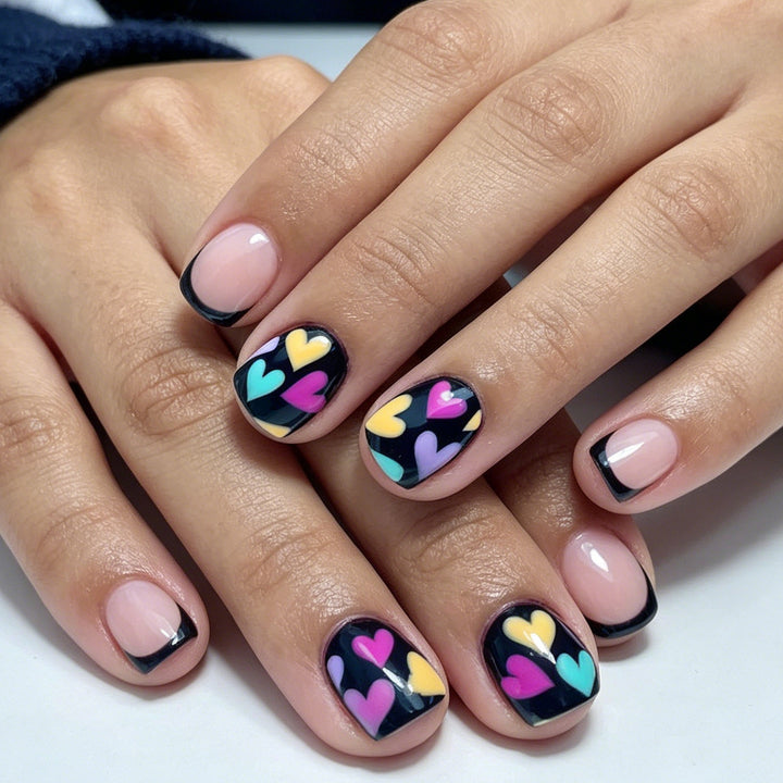 Artistic Heart Pattern Nail Art Stornfield