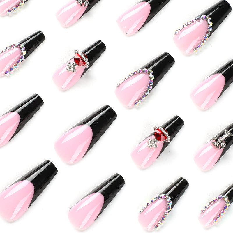 Artful Nail Extensions with Rhinestone and Planet Designs Stornfield