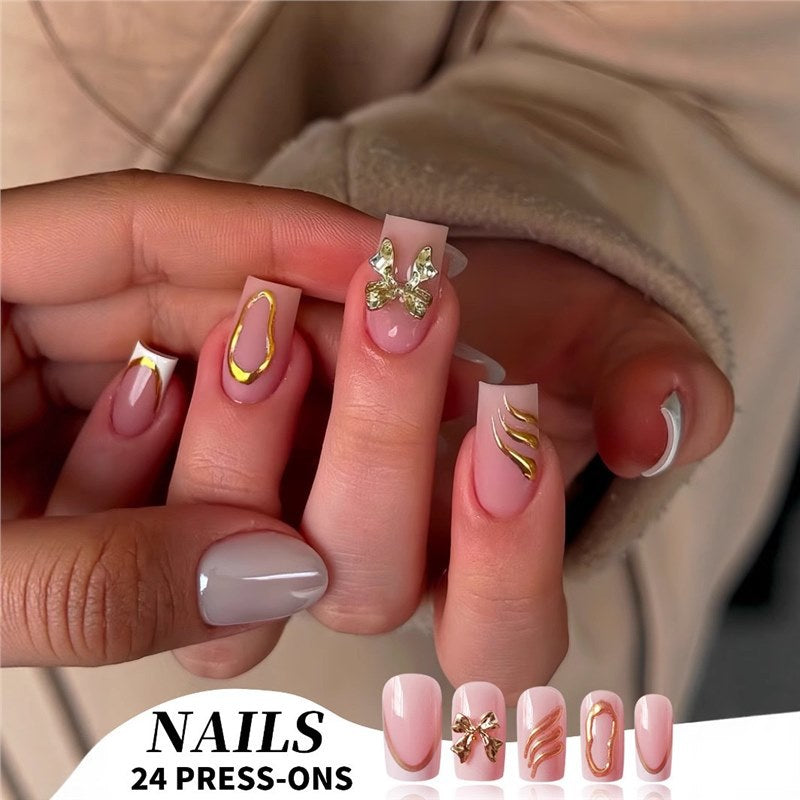 Premium Elegant Press-On Nail Set Stornfield