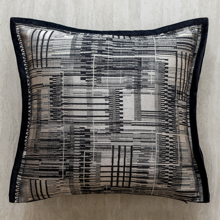 Decorative artificial leather pillow