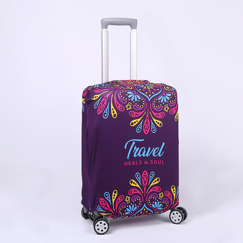 Unisex Suitcase with Creative World Travel Design Stornfield
