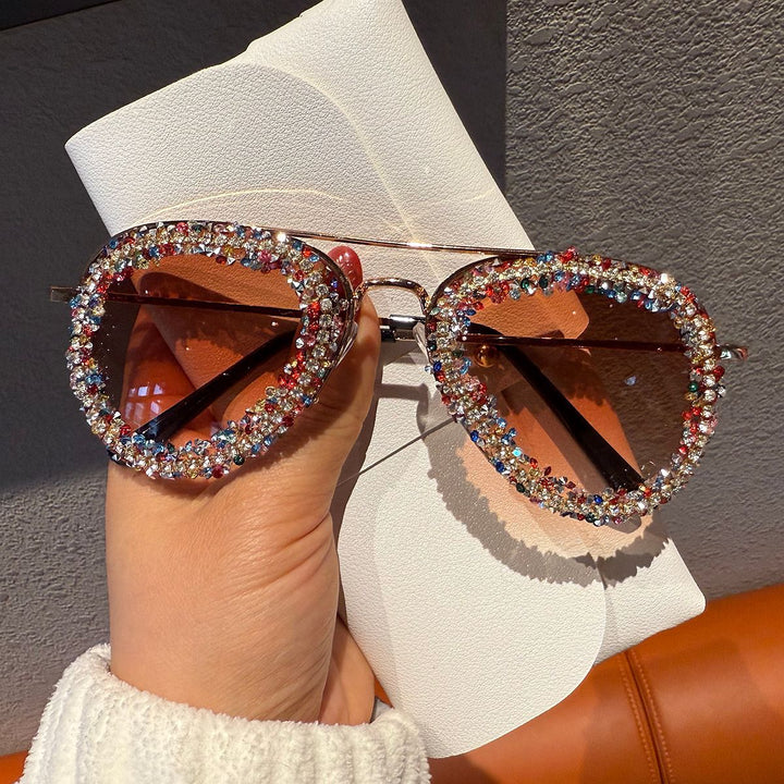 Women's sunglasses with extravagant rhinestone frame Stornfield