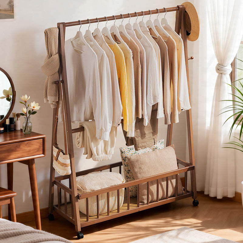 Designer laundry rack with foldable frame and practical shelf Stornfield