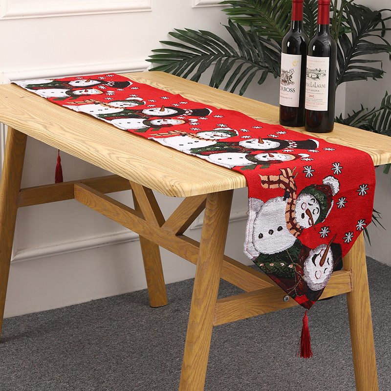 Christmas table runner with reindeer motif Stornfield