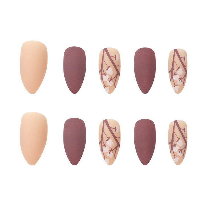 Stylish Matte Stiletto Press-On Nails Stornfield