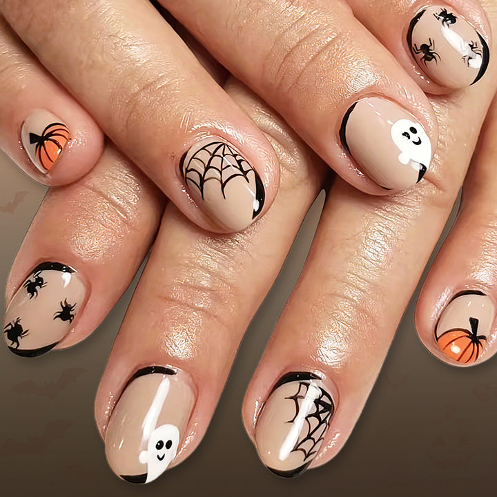 Halloween-Themed Nail Art Design Stornfield