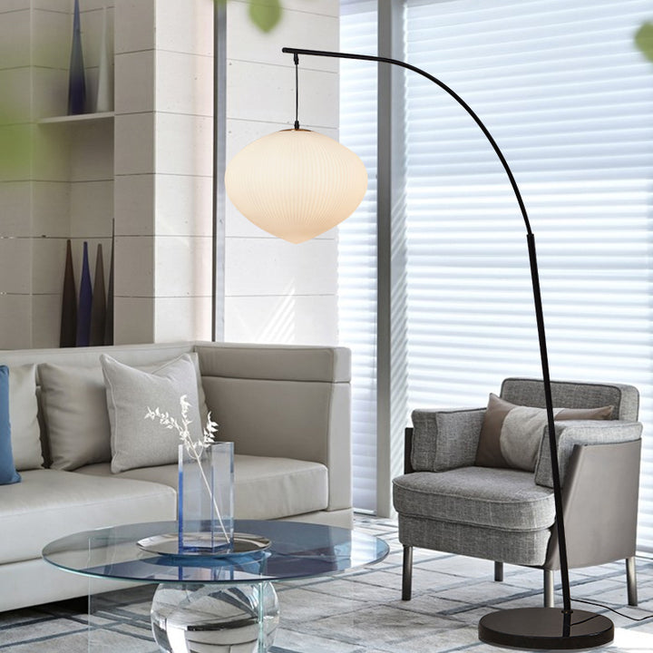 Arc Floor Lamp with Elegant Shade
