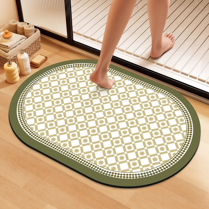 Artistic Floral Bath Mat Stornfield