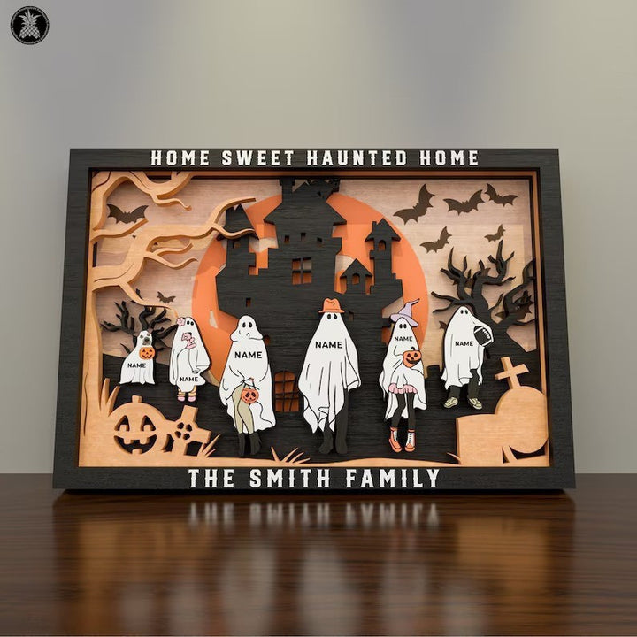 Personalized Halloween Shadow Box