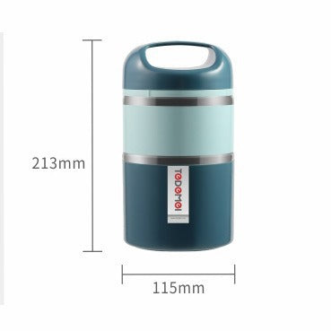 Dual-Layer Insulated Food Storage Container