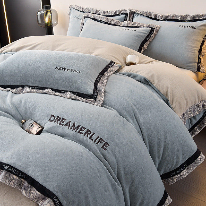 Plush Comforter Set