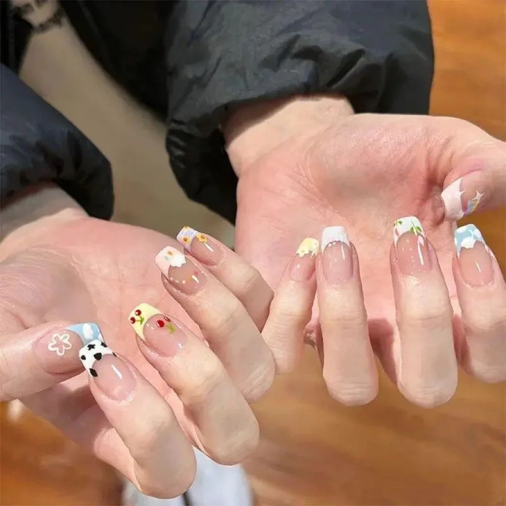 Artistic Themed Press-On Nail Set 1790745800
