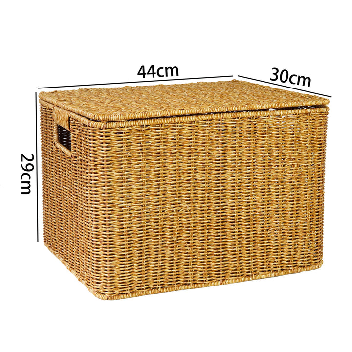 Handwoven Wicker Storage Chest Stornfield