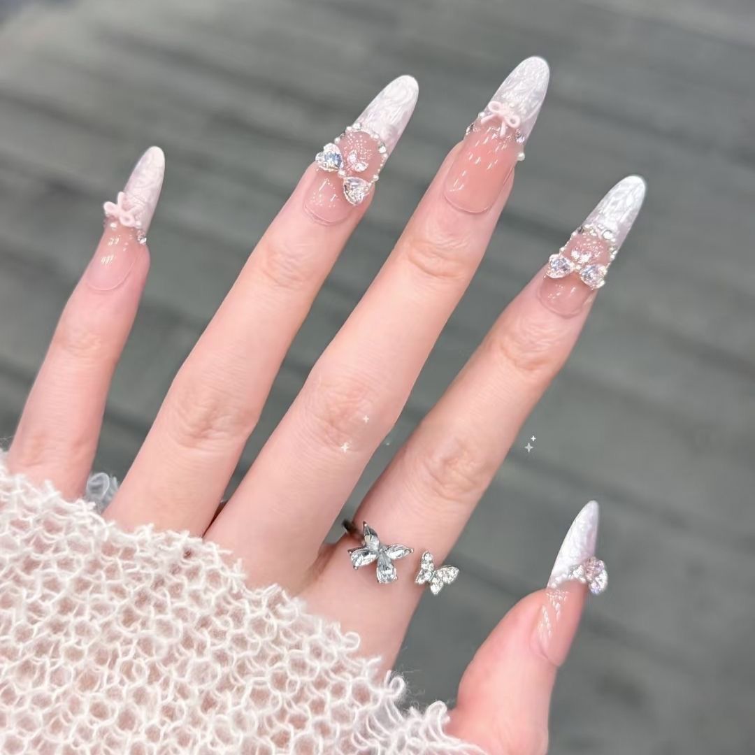 Luxury Decorative Press-On Nail Extensions Stornfield