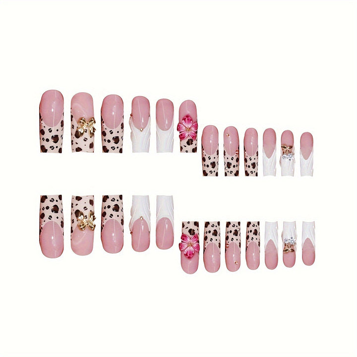 Premium Rhinestone-Embellished Stiletto Press-On Nails Stornfield