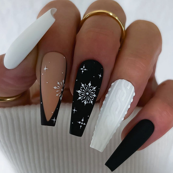Artistic Press-On Nail Design Set Stornfield