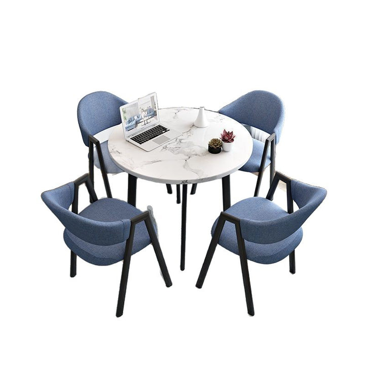 Dining chair with ergonomic upholstery and modern design Stornfield