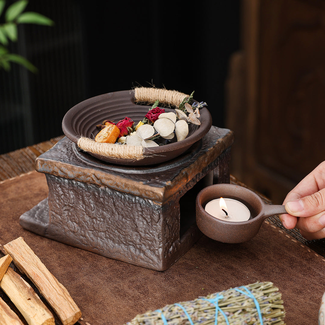 Decorative Aromatic Resin Incense Burner