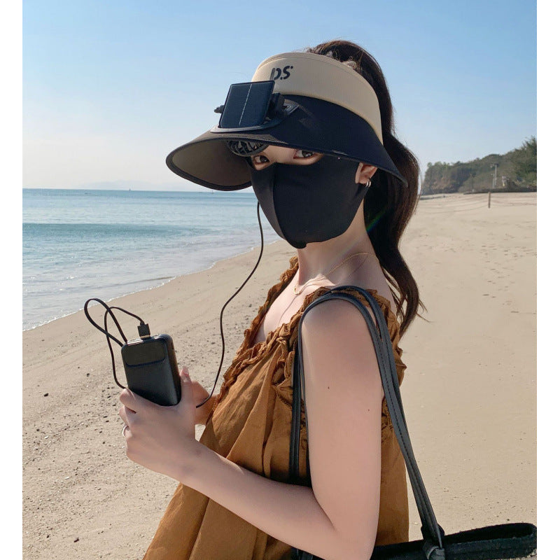 Adjustable sun visor with extra wide brim and breathable headband Stornfield