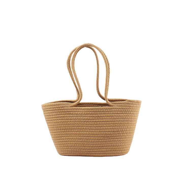 Basket bag with playful lace accent Stornfield
