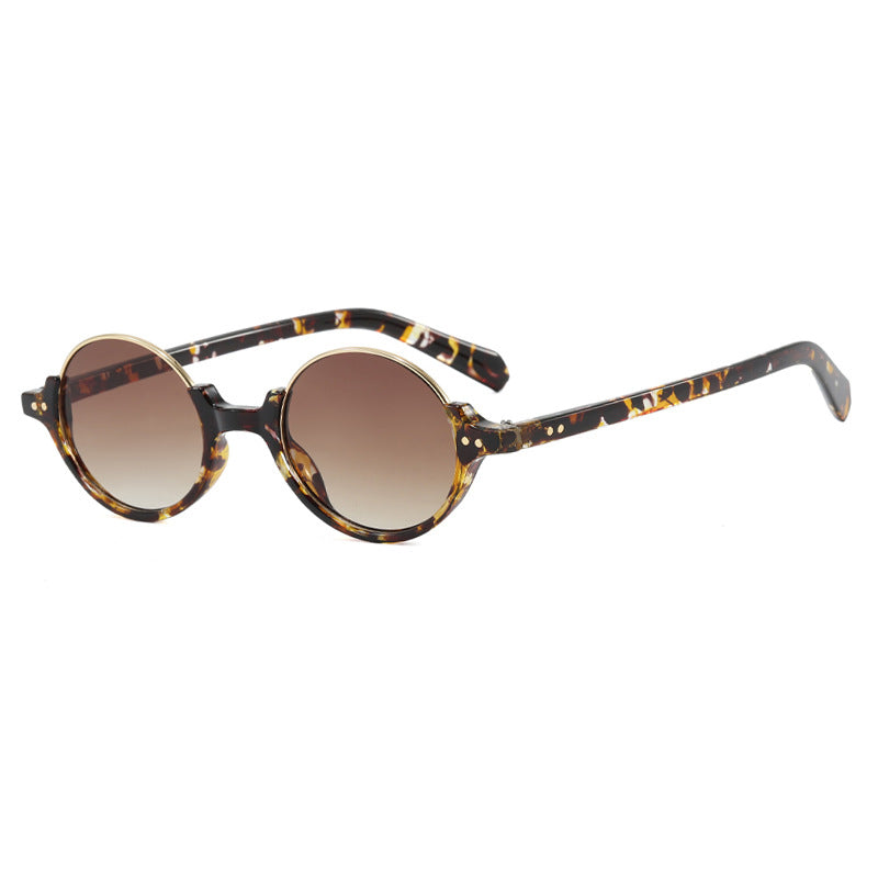 Women's round sunglasses with elegant plastic frame Stornfield