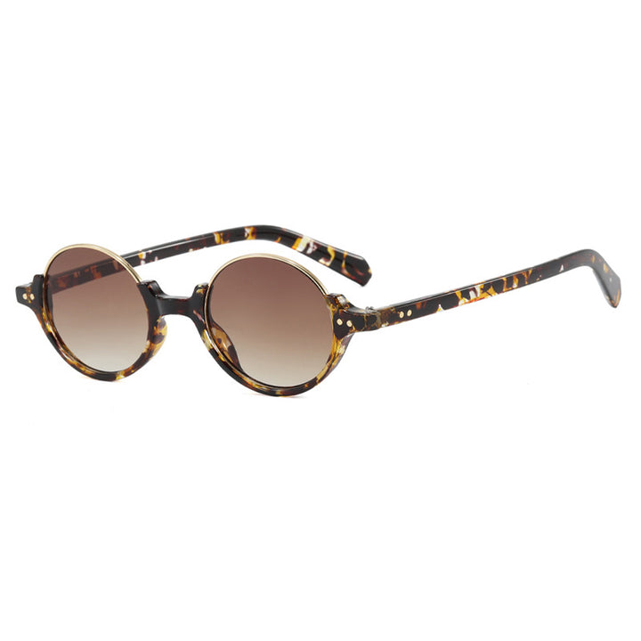 Women's round sunglasses with elegant plastic frame Stornfield