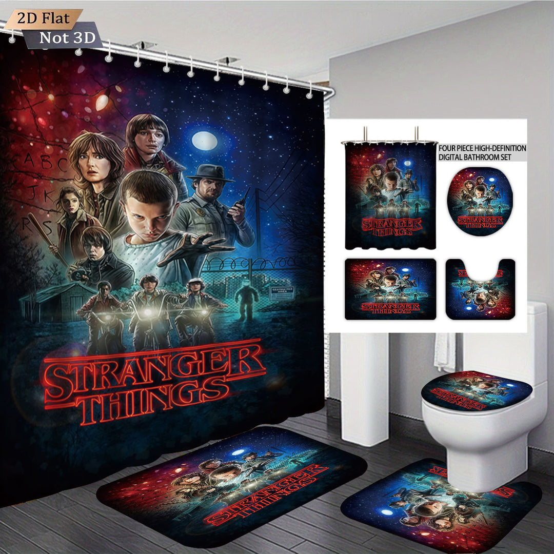 Stranger Things Adventure-Themed Digital Bathroom Set Stornfield