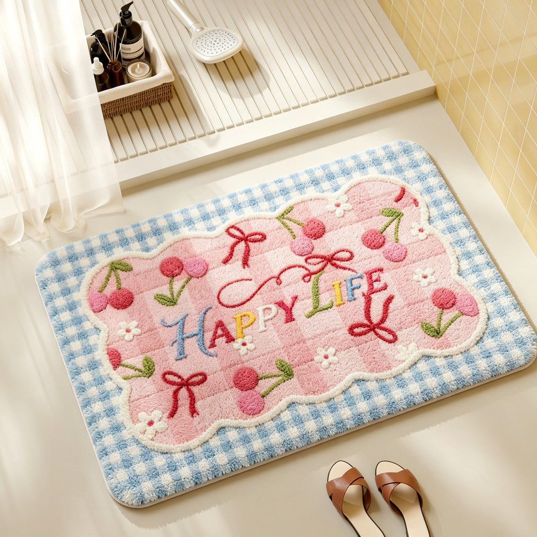 Decorative Woven Bath Mat